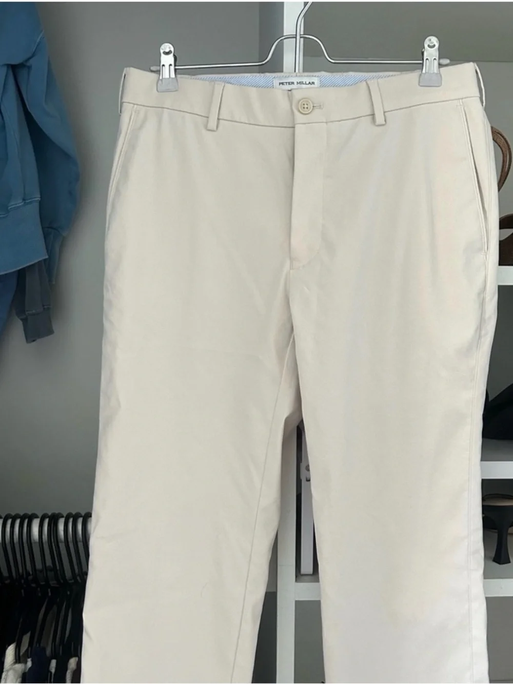 Men's Slim Fit Khaki Pants - Beige